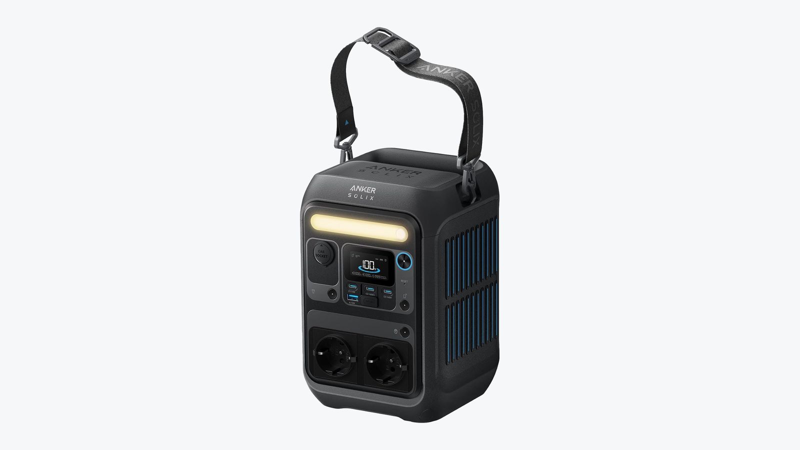 Anker Solix C300X, estación de energía portátil de 288 Wh