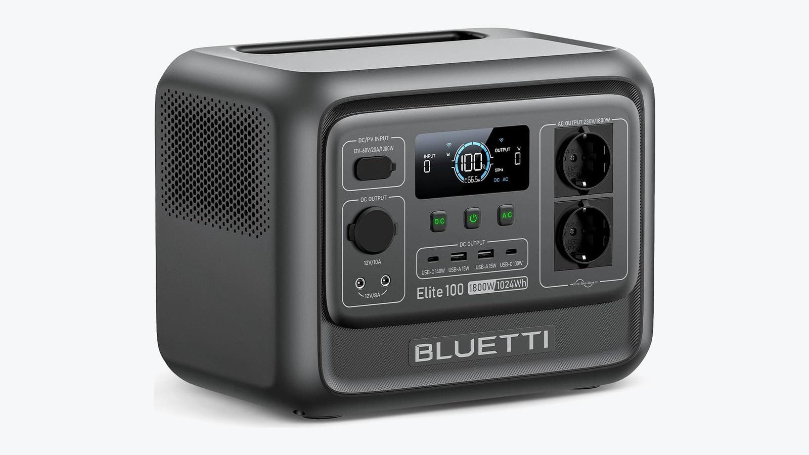 Bluetti Elite 100 V2, estación de energía portátil de 1.024 Wh