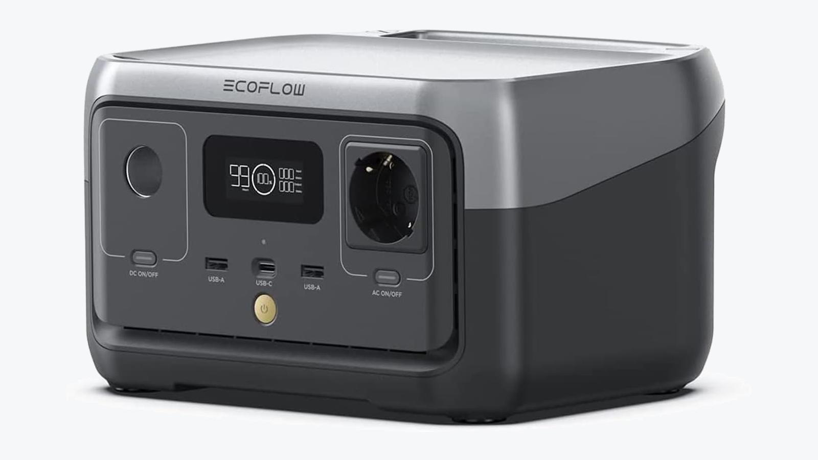 EcoFlow River 2, estación de energía portátil de 256 Wh con toma schuko